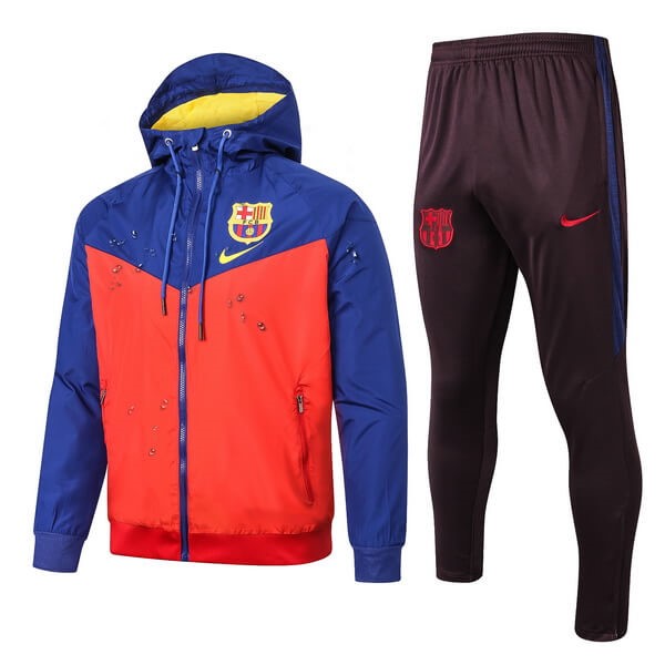 Rompevientos Barcelona Conjunto Completo 2019-20 Naranja Azul